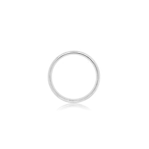 Men's beveled wedding band