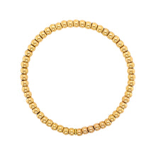 Yellow Gold Bead Stretch Bracelet