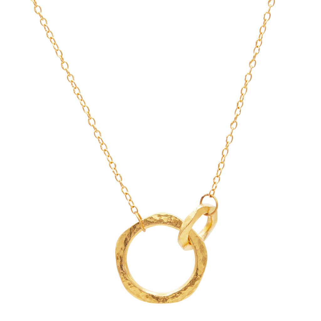 Gold Circle Necklace