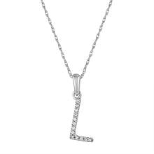 Diamond Initial Necklace