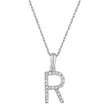 Diamond Initial Necklace