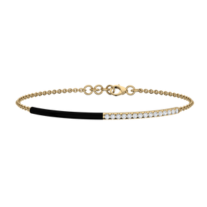 Enamel and Diamond Bracelet