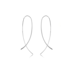 Cross Over Sweep Earring