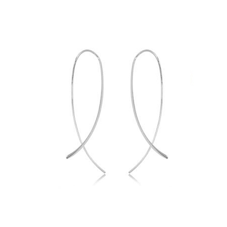 Cross Over Sweep Earring