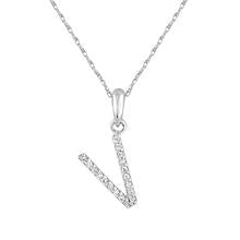 Diamond Initial Necklace