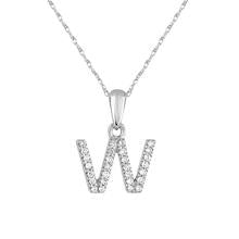 Diamond Initial Necklace