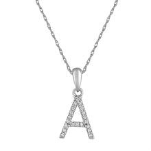 Diamond Initial Necklace