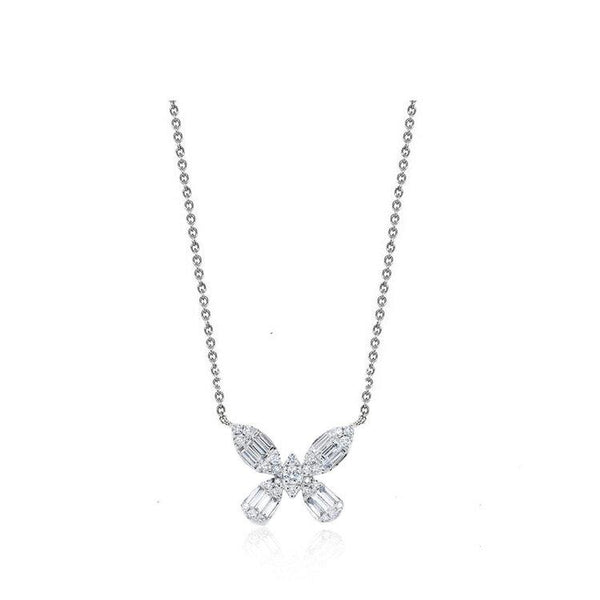 Diamond Butterfly Necklace