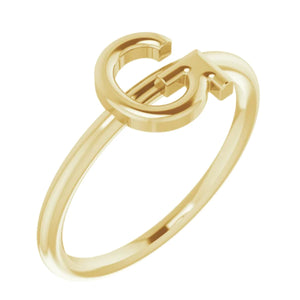 Simple Initial Ring