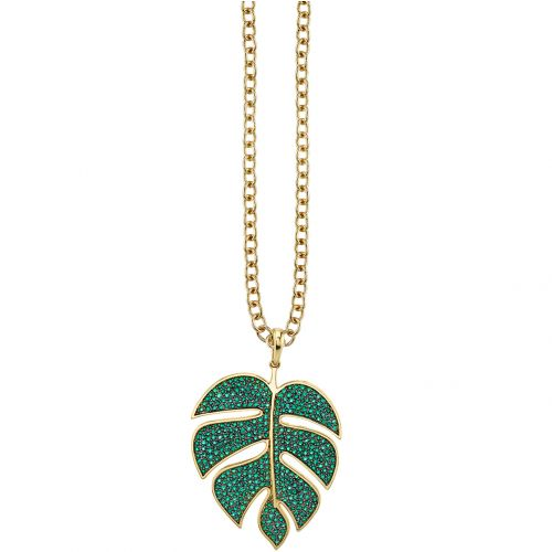 Monstera Leaf Necklace