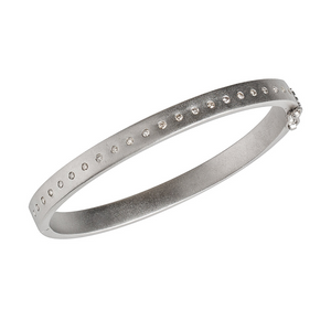 Silver and Diamond Bracelet