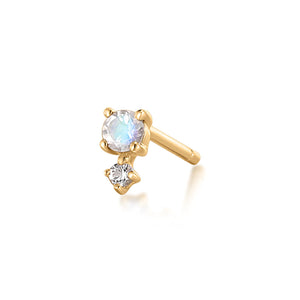 Birthstone Stud Earring