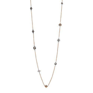 Gold and Diamond Elements Necklace