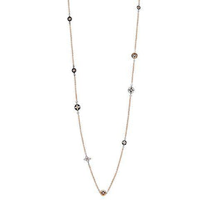 Gold and Diamond Elements Necklace