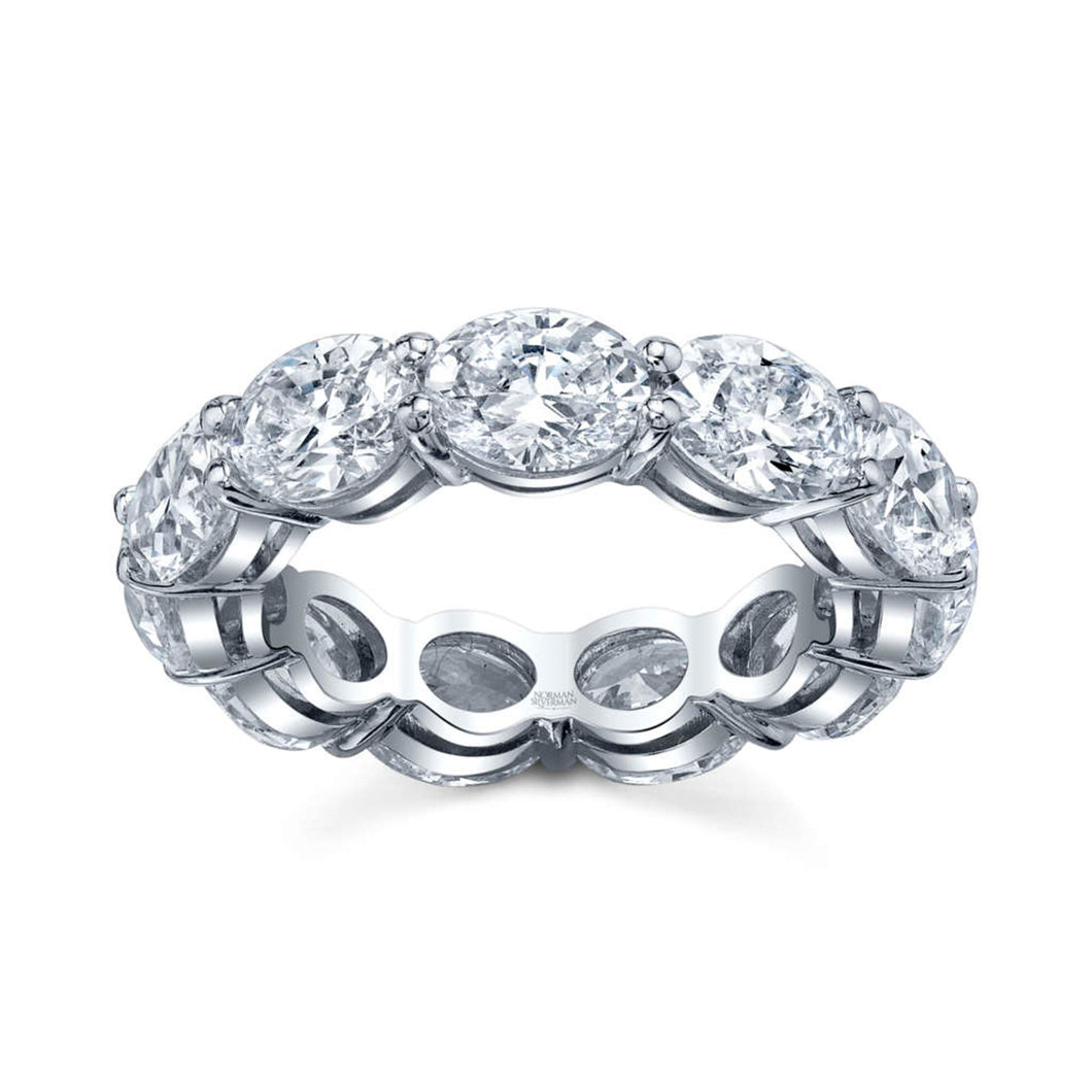 Oval Eternity Band