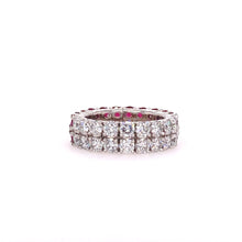 Flexible Diamond  and ruby band