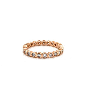 Gold Bezel Ring