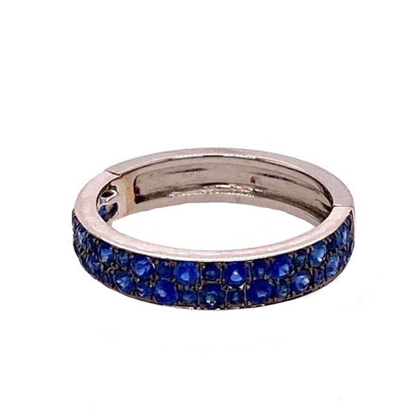 2 Row Sapphire Band